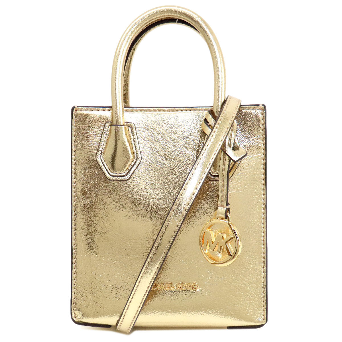 Michael Kors Handbag Pvc Gold Logo 2Way Women