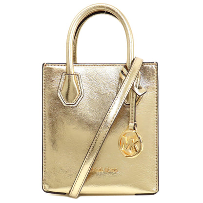 Michael Kors Handbag Pvc Gold Logo 2Way Women