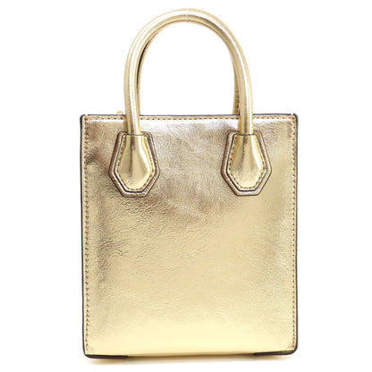 Michael Kors Handbag Pvc Gold Logo 2Way Women
