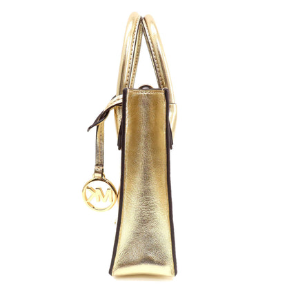 Michael Kors Handbag Pvc Gold Logo 2Way Women
