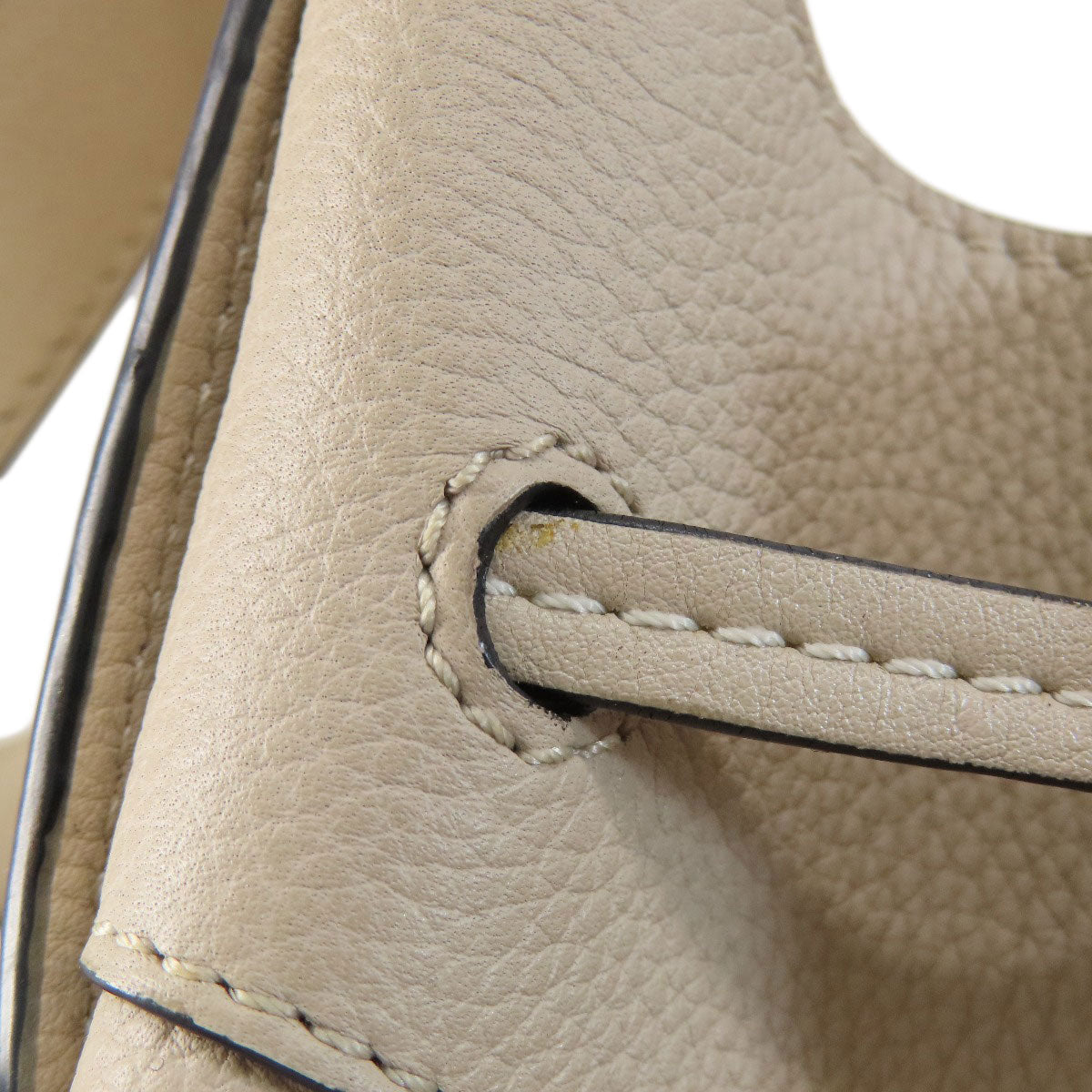 Loewe Handbag Calfskin Beige Hammock 2Way Women