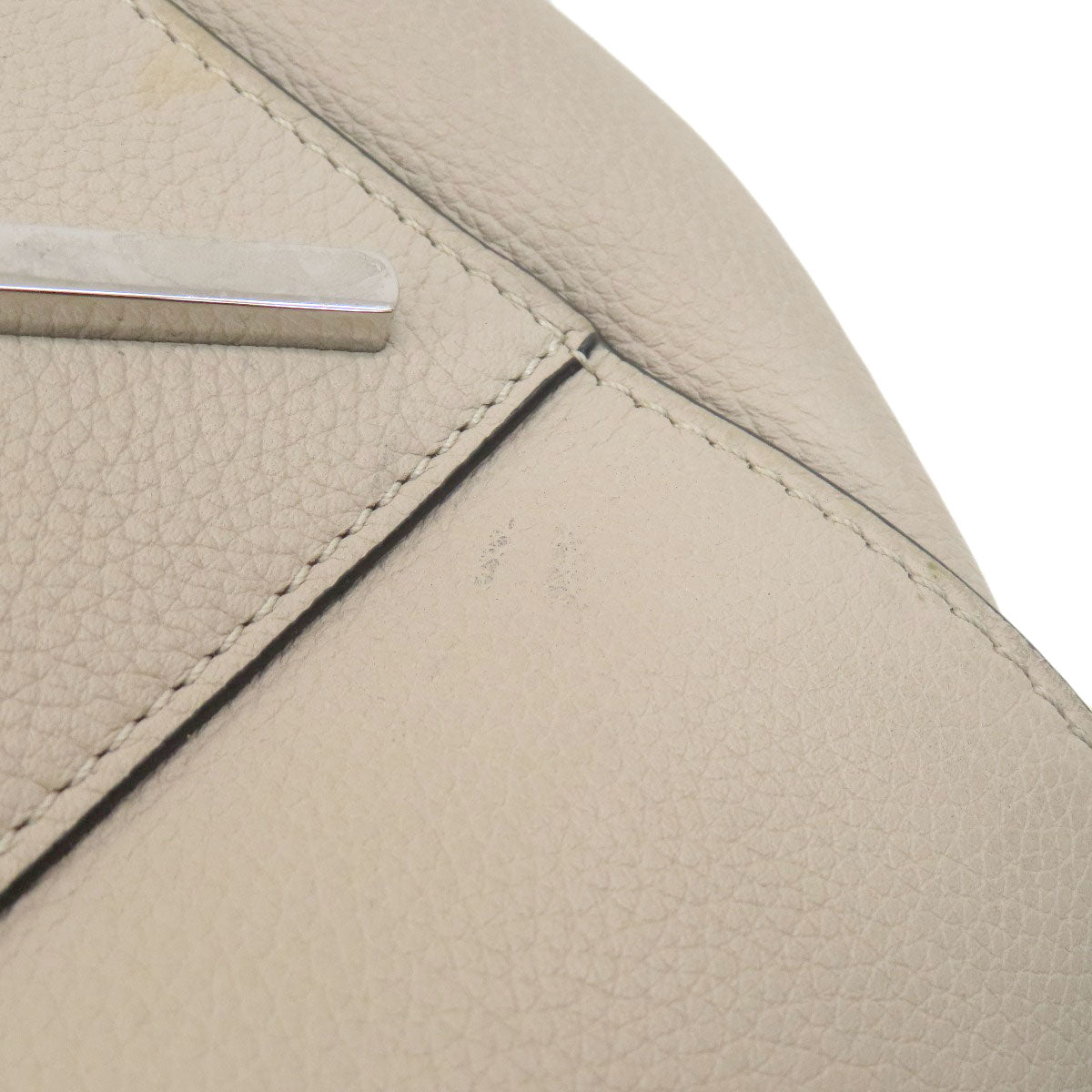 Loewe Handbag Calfskin Beige Hammock 2Way Women