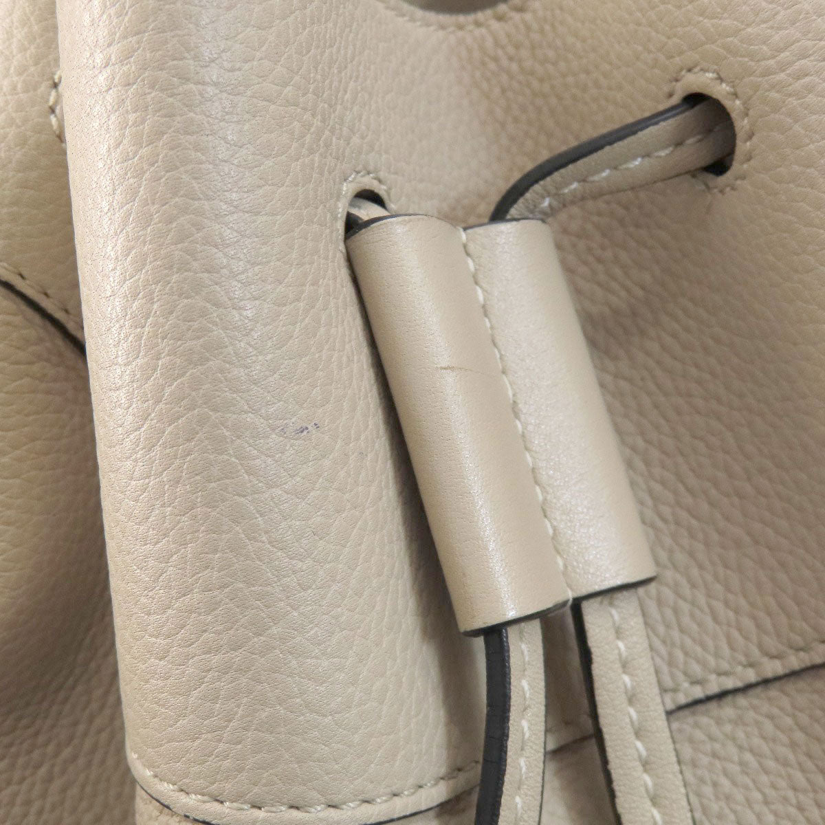 Loewe Handbag Calfskin Beige Hammock 2Way Women