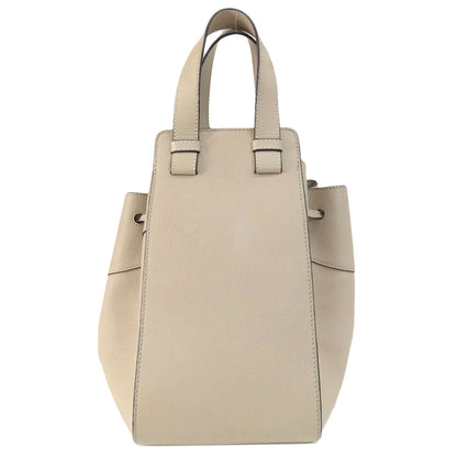 Loewe Handbag Calfskin Beige Hammock 2Way Women