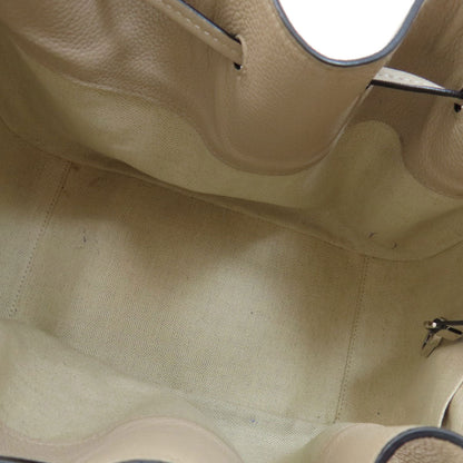 Loewe Handbag Calfskin Beige Hammock 2Way Women