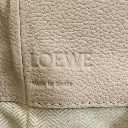 Loewe Handbag Calfskin Beige Hammock 2Way Women