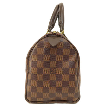 Louis Vuitton Boston Duffel Bag N41532 Damier Canvas Brown Speedy 25 Damier Ebene Women