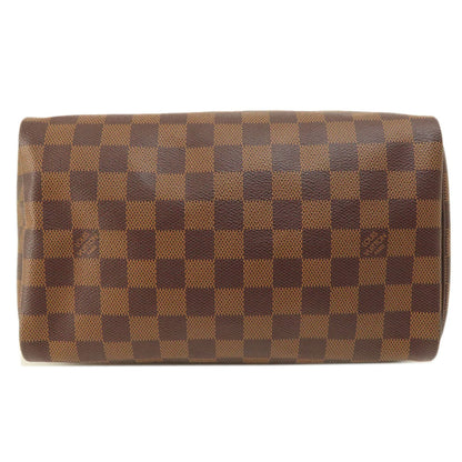 Louis Vuitton Boston Duffel Bag N41532 Damier Canvas Brown Speedy 25 Damier Ebene Women