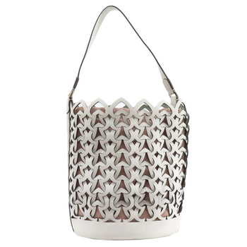 Kate Spade Tote Bag Leather White One Belt