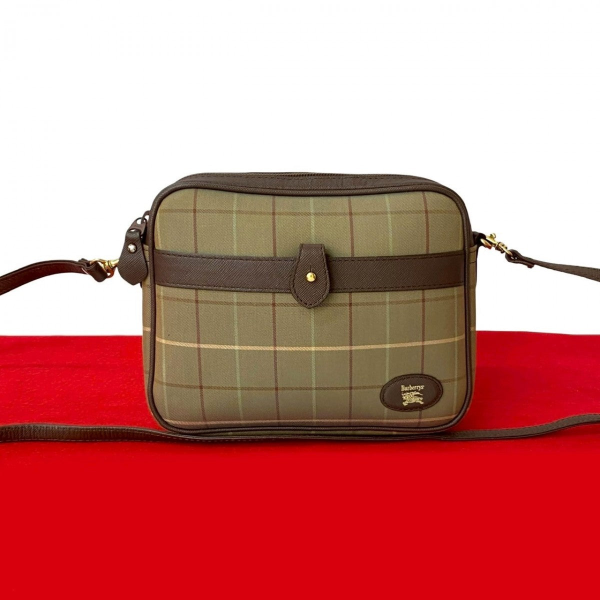 Burberry Shoulder Bag Leather Brown