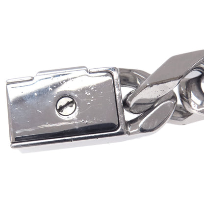 Louis Vuitton Bracelet M00269 Metallic Silver Chain Bracelet Monogram Women