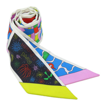 Hermes Scarf Silk Multicolor Twilly Women