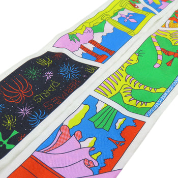 Hermes Scarf Silk Multicolor Twilly Women