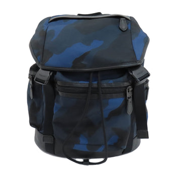 Coach Backpack F54783 Nylon Black Camouflage Pattern