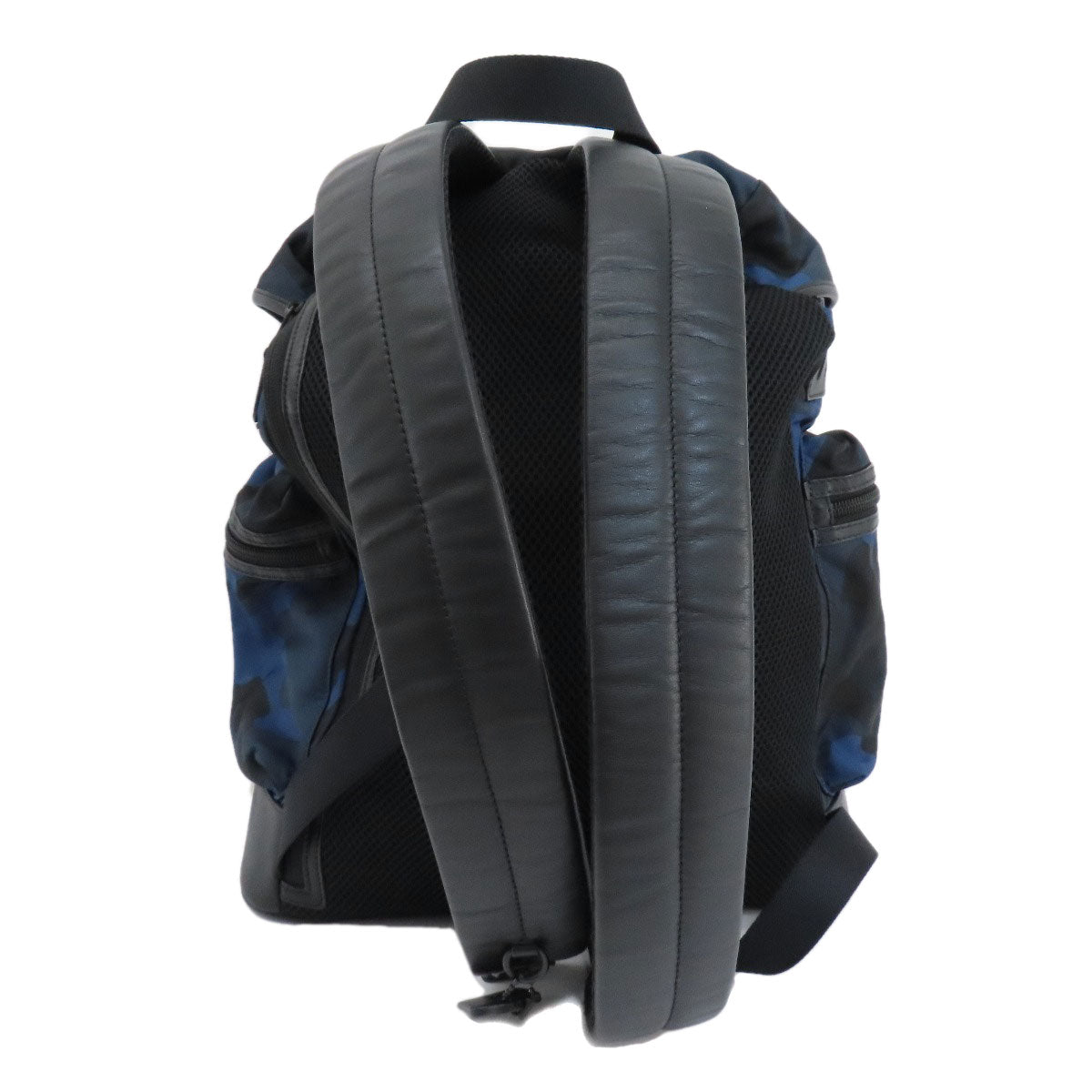 Coach Backpack F54783 Nylon Black Camouflage Pattern