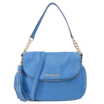 Michael Kors Handbag Leather Blue 2Way Women