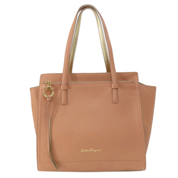 Salvatore Ferragamo Tote Bag Leather Pink Gancinimetal Women