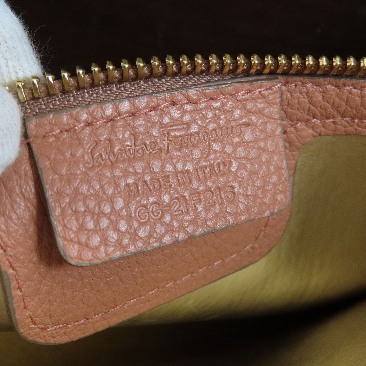 Salvatore Ferragamo Tote Bag Leather Pink Gancinimetal Women