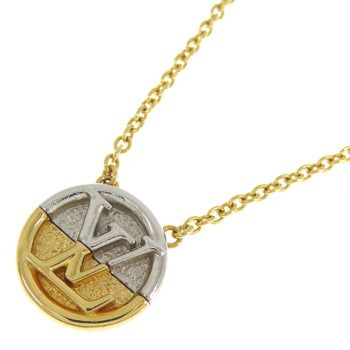 Louis Vuitton Necklace M69643 Metallic Gold Collier Ltov Women