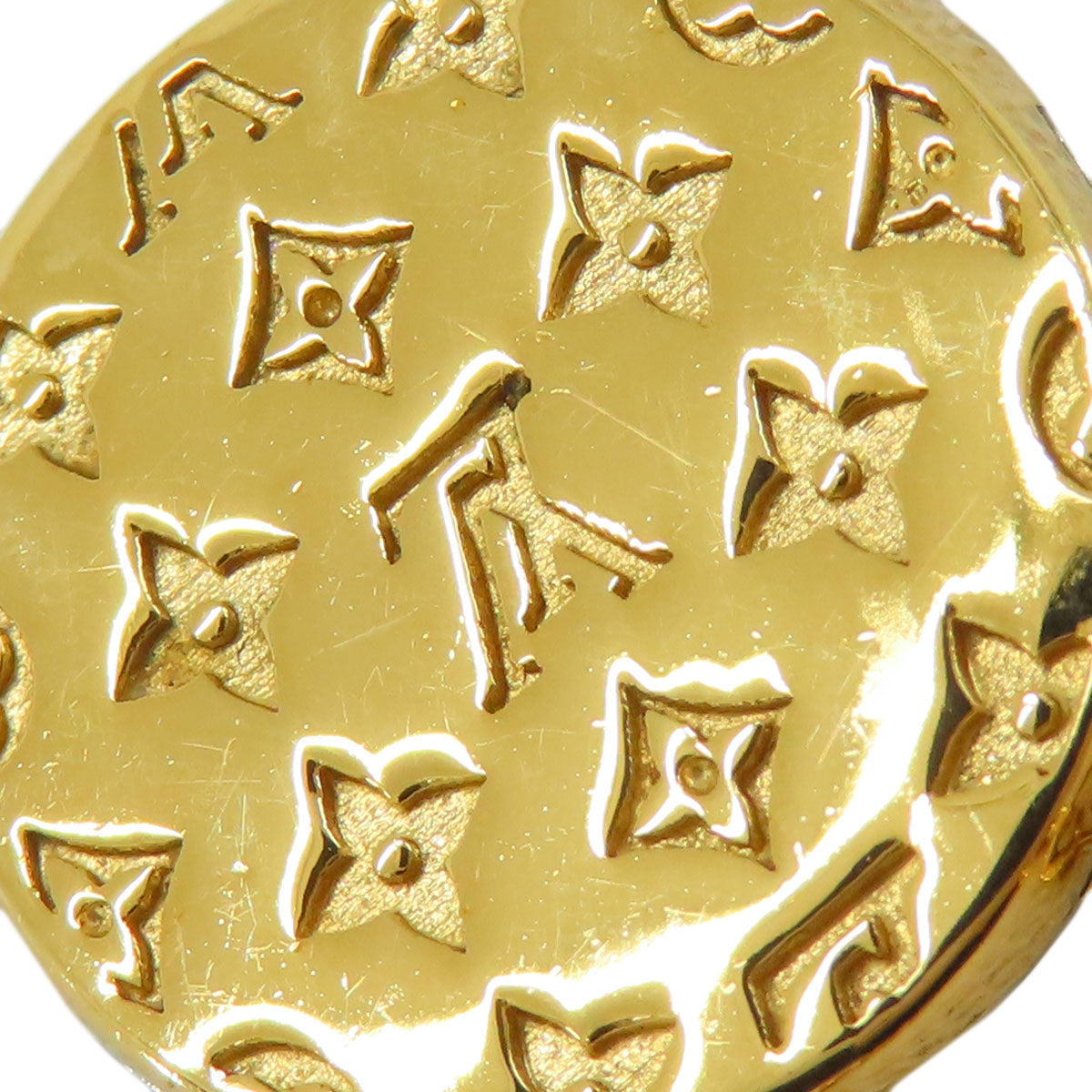 Louis Vuitton Necklace M69643 Metallic Gold Collier Ltov Women