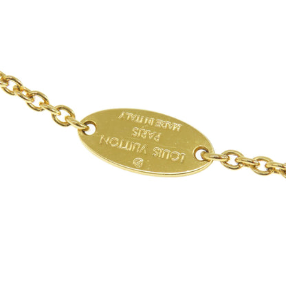 Louis Vuitton Necklace M69643 Metallic Gold Collier Ltov Women