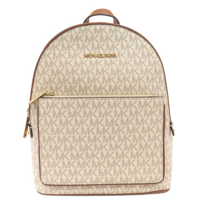 Michael Kors Backpack Pvc White Mk Signature Women