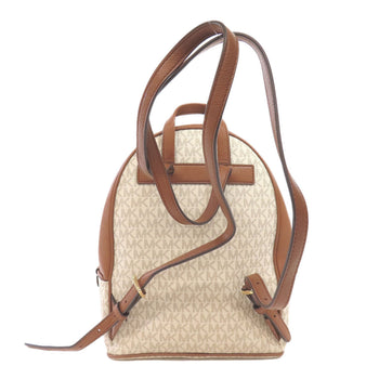 Michael Kors Backpack Pvc White Mk Signature Women