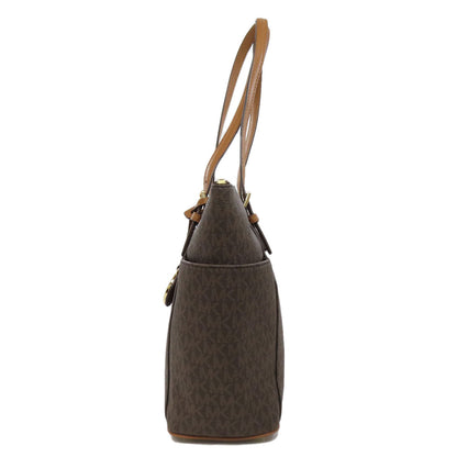 Michael Kors Tote Bag Pvc Brown Mk Signature Women