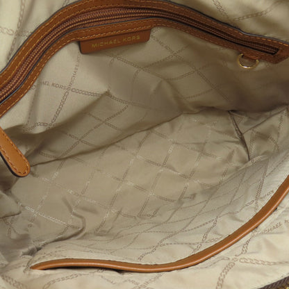 Michael Kors Tote Bag Pvc Brown Mk Signature Women