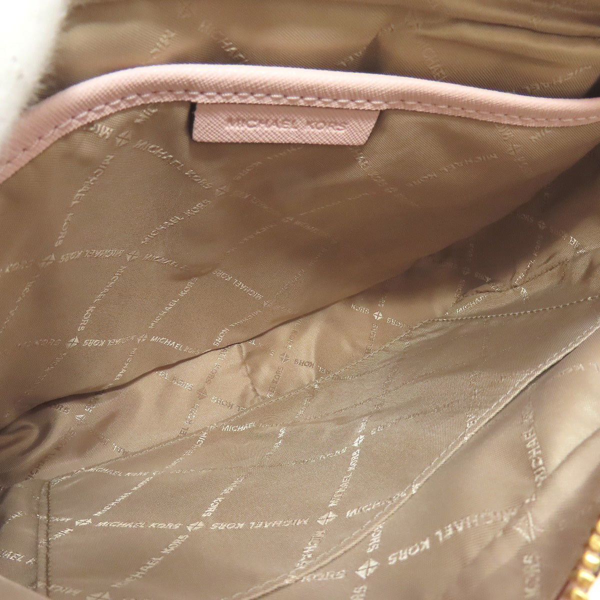 Michael Kors Shoulder Bag Pvc Pink Chainshoulder Women