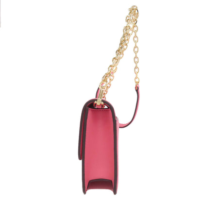 Michael Kors Shoulder Bag Leather Pink Long Shoulder Women