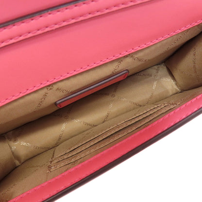 Michael Kors Shoulder Bag Leather Pink Long Shoulder Women