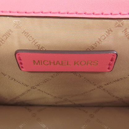 Michael Kors Shoulder Bag Leather Pink Long Shoulder Women