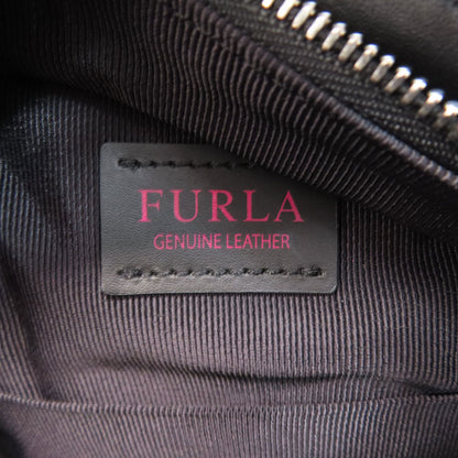 Furla Backpack Leather Black Logo Women