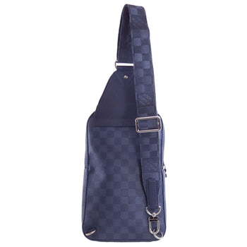 Louis Vuitton Sling Bag 40439 Damier Anfini Navy Avenue Sling Bag