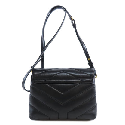 Saint Laurent Shoulder Bag 467072 Leather Black Lulu Toy Bag Women
