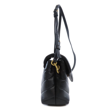 Saint Laurent Shoulder Bag 467072 Leather Black Lulu Toy Bag Women