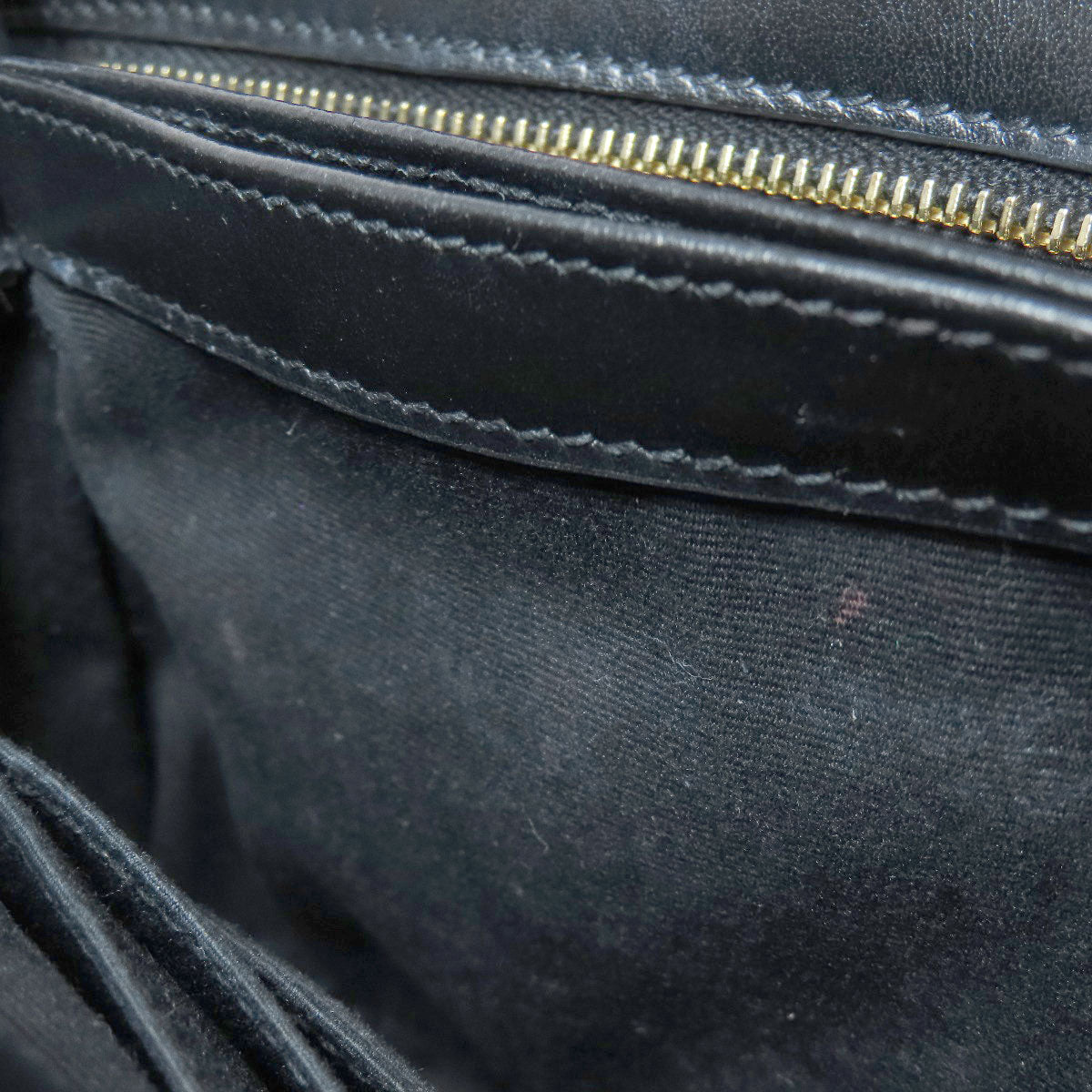 Saint Laurent Shoulder Bag 467072 Leather Black Lulu Toy Bag Women