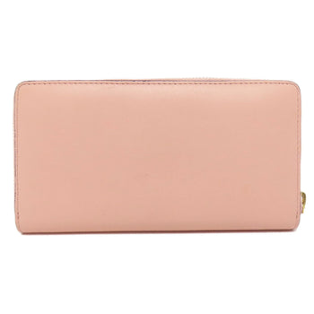 Gucci Long Wallet Purse 453158 Leather Pink Logo Women