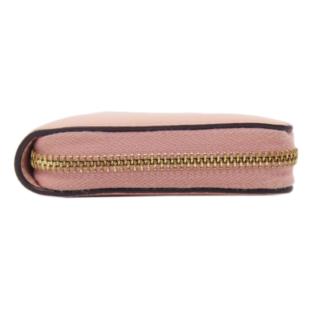 Gucci Long Wallet Purse 453158 Leather Pink Logo Women