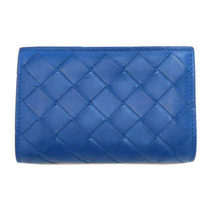 Bottegaveneta Coin Case Leather Blue Tech Rubber Women