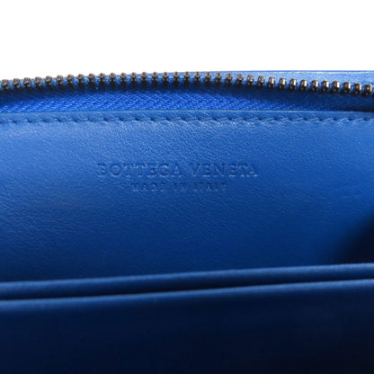 Bottegaveneta Coin Case Leather Blue Tech Rubber Women