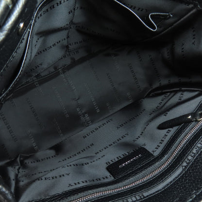 Burberry Tote Bag Nylon Black Nova Check Women
