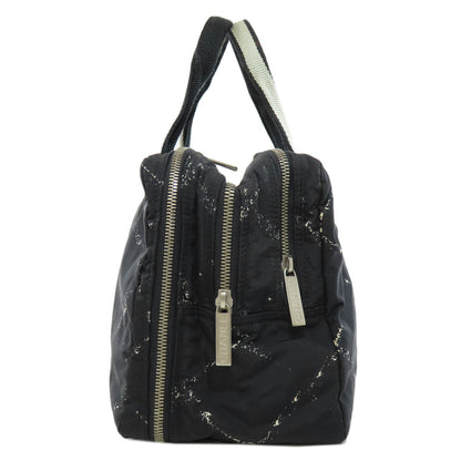 Chanel Handbag Nylon Black Travel Line Women