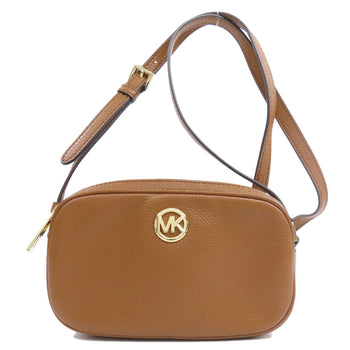 Michael Kors Shoulder Bag Leather Brown Logo