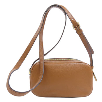 Michael Kors Shoulder Bag Leather Brown Logo
