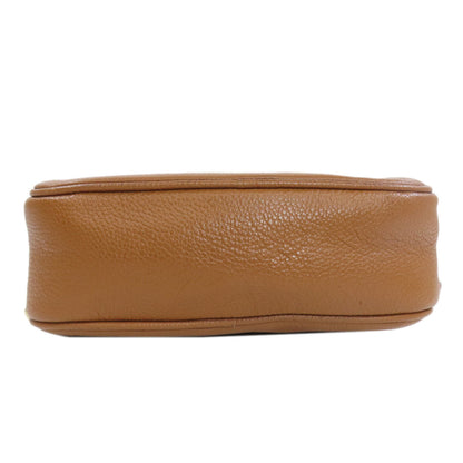 Michael Kors Shoulder Bag Leather Brown Logo