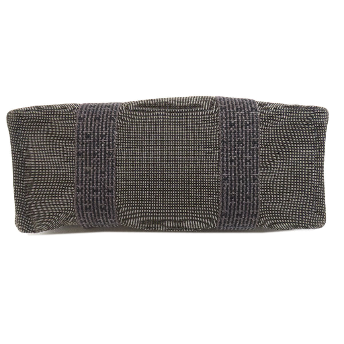 Hermes Backpack Canvas Gray Her Line Ad Mm Women