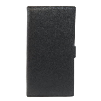 Bvlgari Long Wallet Purse Leather Black Bulgari Bulgari Women