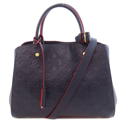 Louis Vuitton Handbag M42747 Ann Platt Navy Montaigne Bb